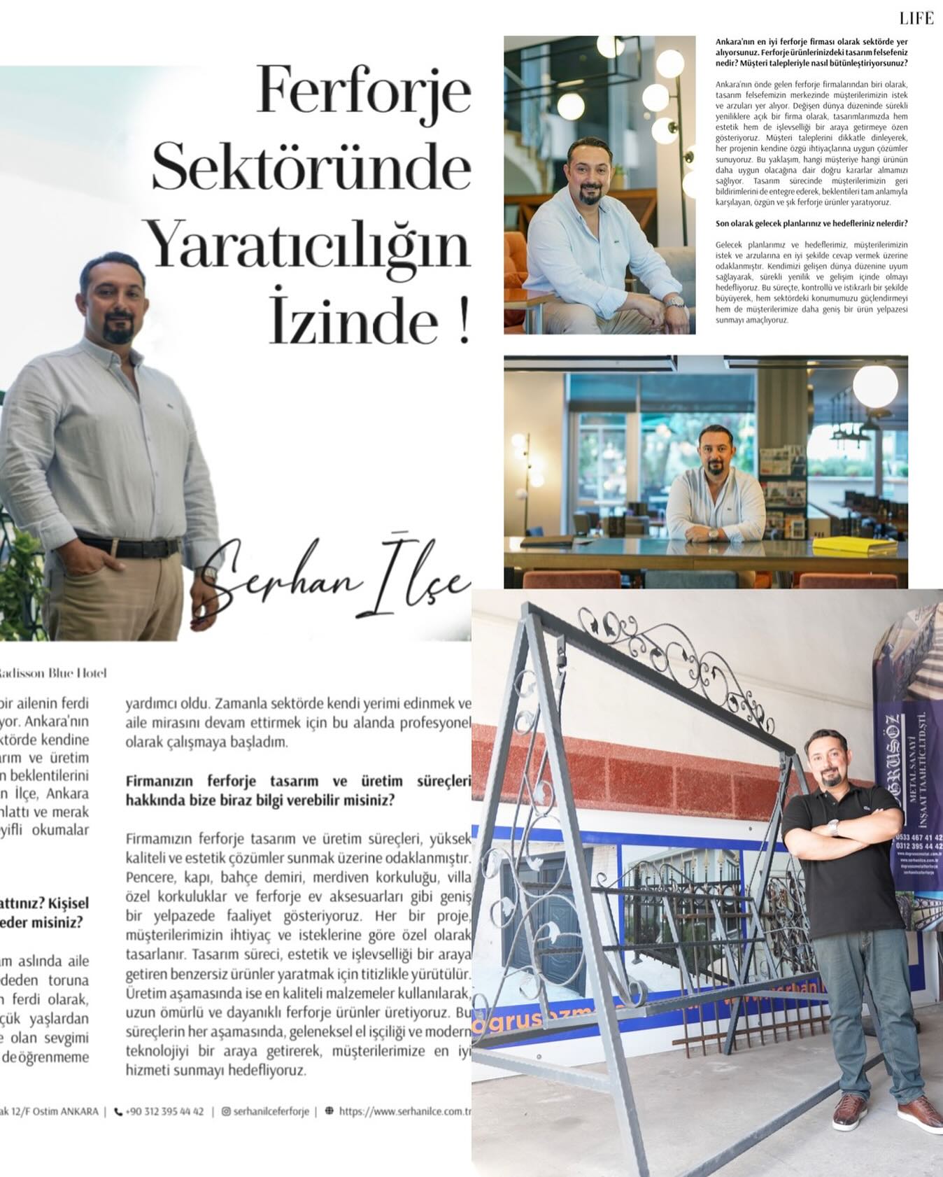 Ankara Ferforje Firması Serhan İlçe